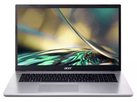 Ноутбук Acer Aspire 3 A317-54-54T2 NX.K9YER.002 (17.3", Core i5 1235U, 8Gb/ SSD 512Gb, Iris Xe Graphics eligible) Серебристый