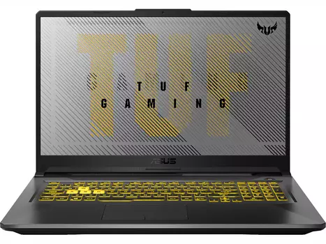 Ноутбук ASUS TUF Gaming F17 FX706HEB-HX103 90NR0713-M03690 (17.3", Core i5 11400H, 8Gb/ SSD 512Gb, GeForce® RTX 3050Ti для ноутбуков) Серый