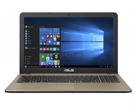 Ноутбук ASUS X540NA-GQ005T (15.60 TN (LED)/ Celeron Dual Core N3350 1100MHz/ 4096Mb/ HDD 500Gb/ Intel HD Graphics 500 64Mb) MS Windows 10 Home (64-bit) [90NB0HG1-M02040]