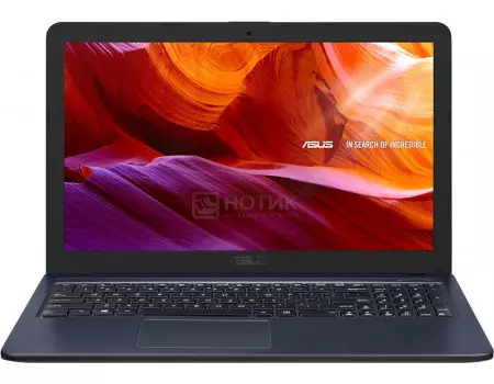Ноутбук ASUS X543UB-DM1172T (15.60 TN (LED)/ Core i3 7020U 2300MHz/ 4096Mb/ SSD / NVIDIA GeForce® MX110 2048Mb) MS Windows 10 Home (64-bit) [90NB0IM7-M16590]