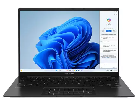 Ноутбук ASUS Zenbook 14 OLED UM3406HA-QD119 90NB1271-M007D0 (14", Ryzen 7 8840HS, 16Gb/ SSD 1024Gb, Radeon Graphics) Черный