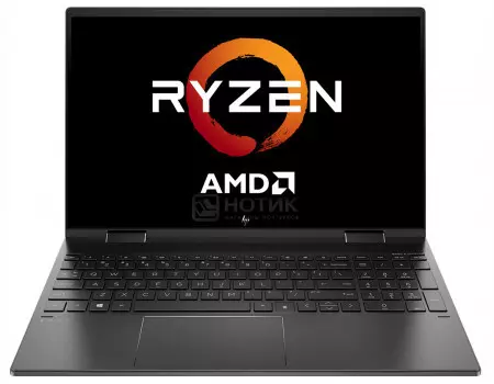 Ноутбук HP Envy x360 15-ee0015ur (15.60 IPS (LED)/ Ryzen 7 4700U 2000MHz/ 16384Mb/ SSD / AMD Radeon Graphics 64Mb) MS Windows 10 Home (64-bit) [2X0J7EA]