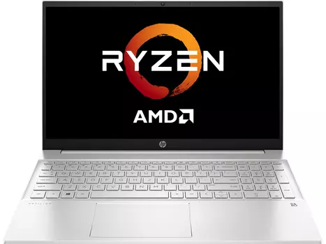 Ноутбук HP Pavilion 15-eh1017ur 3E3V0EA (15.6", Ryzen 5 5500U, 16Gb/ SSD 512Gb, Radeon Graphics) Серебристый