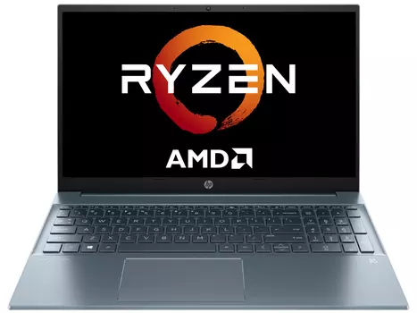 Ноутбук HP Pavilion 15-eh1020ur 3E3X9EA (15.6", Ryzen 5 5500U, 8Gb/ SSD 256Gb, Radeon Graphics) Синий