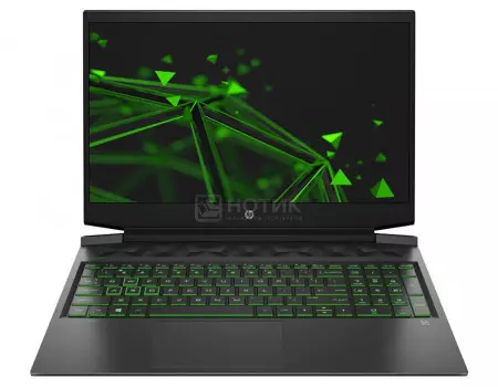 Ноутбук HP Pavilion Gaming 16-a0027ur (16.10 IPS (LED)/ Core i7 10750H 2600MHz/ 16384Mb/ HDD+SSD 1000Gb/ NVIDIA GeForce® RTX 2060 в дизайне MAX-Q 6144Mb) MS Windows 10 Home (64-bit) [22R41EA]