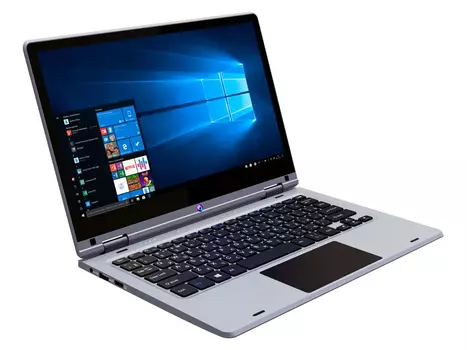 Ноутбук IRBIS NB123 NB123 (11.6", Celeron Dual Core N3350, 4Gb/ SSD 64Gb, HD Graphics 500) Серебристый