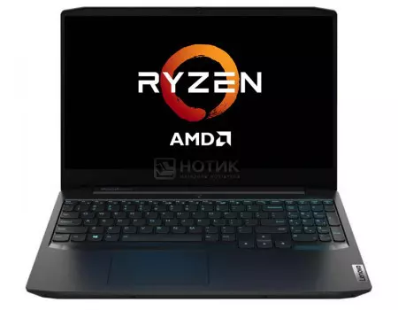 Ноутбук Lenovo IdeaPad Gaming 3-15 15ARH05 (15.60 IPS (LED)/ Ryzen 7 4800H 2900MHz/ 16384Mb/ SSD / NVIDIA GeForce® GTX 1650Ti 4096Mb) Без ОС [82EY00A8RK]