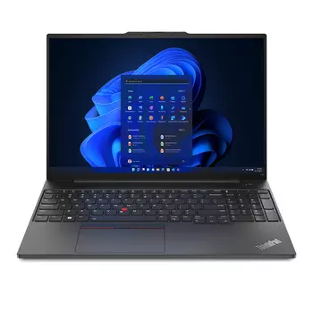 Ноутбук Lenovo ThinkPad E16 Gen 1 21JT001AUS (16", Ryzen 7 7730U, 16Gb/ SSD 512Gb, Radeon Graphics) Черный