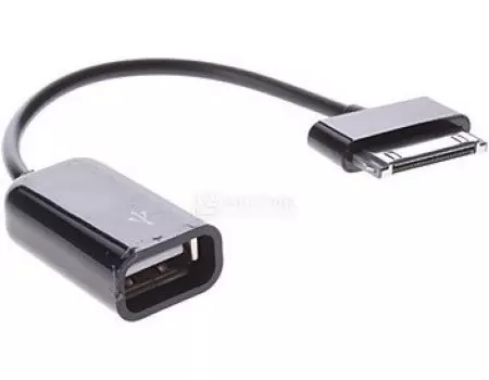 OTG кабель iQFuture для смартфонов Samsung GalaxyTab,Tab 2,Note IQ-SDC02, Черный