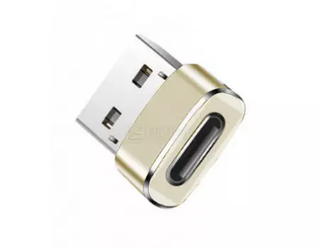 Переходник Red Line USB - USB Type-C Золотистый УТ000014354