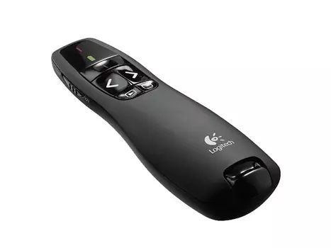 Пульт для презентаций Logitech R400 Laser Presentation Remote, Wireless/USB, Черный 910-001356