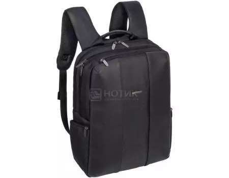 Рюкзак 15,6” RivaCase 8165 black, Полиуретан/Полиэстер, Черный
