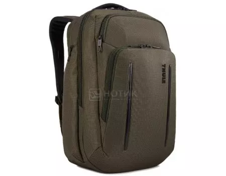 Рюкзак 15,6” Thule Crossover 2 Backpack 30L, Нейлон, Forest Night, Коричневый 3203837