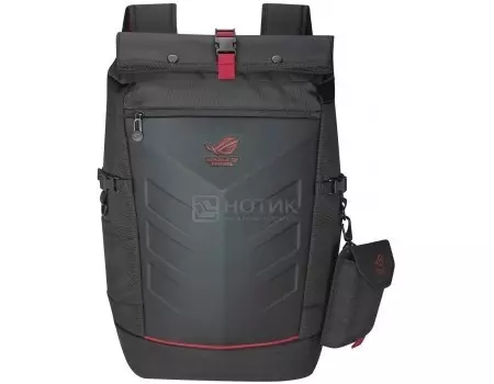Рюкзак 17" ASUS ROG Ranger Backpacki, Нейлон, Черный/Красный 90XB0310-BBP010