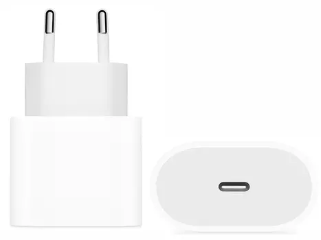 Сетевое зарядное устройство (адаптер питания) Apple 20W, USB Type-C, Белый MHJE3ZM/A