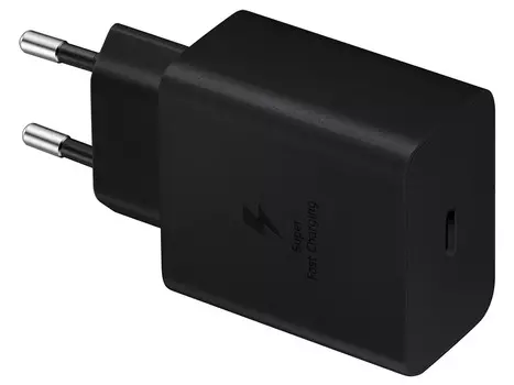 Сетевое зарядное устройство (адаптер питания) Samsung EP-T4510 45W, USB Type-C (PD), Черный EP-T4510XBEGWW