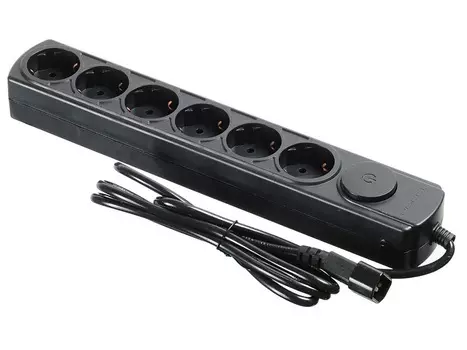 Сетевой фильтр Ippon BK112 для ИБП 1.8м (6 розеток) черный