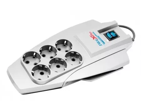 Сетевой фильтр ZIS Pilot X-Pro, 6 розеток, 1.5м, серый, Pilot X-Pro Pilot X-Pro 1.5M