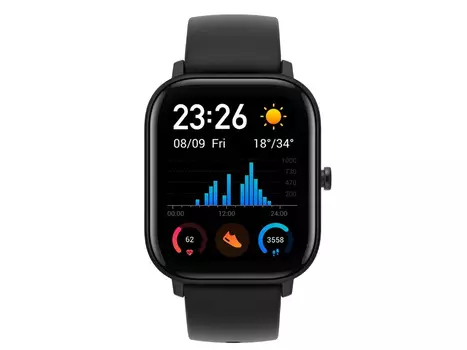 Смарт-часы Amazfit GTS A1914 BT, GPS, 220 мАч, Черный 6970100373462