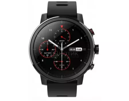 Смарт-часы Amazfit Stratos A1619, BT, 290 мАч, GPS, Черный 6970100371253