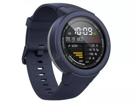 Смарт-часы Amazfit Verge, BT, NFC, 390 мАч, IP68, Темно-синий 6970100371543