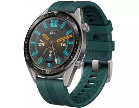 Смарт-часы Huawei Watch GT Active Dark Green, Bluetooth, 420 мАч Темно-зеленый 55023852