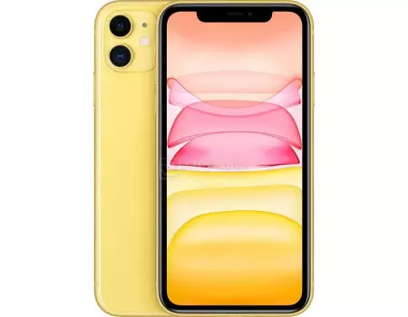 Смартфон Apple iPhone 11 128Gb Yellow (iOS 14/A13 Bionic 2650MHz/6.10" 1792x828/4096Mb/128Gb/4G LTE ) [MHDL3RU/A]