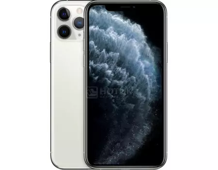 Смартфон Apple iPhone 11 Pro 256Gb Silver (iOS 13/A13 Bionic 2650MHz/5.80" 2436x1125/4096Mb/256Gb/4G LTE ) [MWC82RU/A]