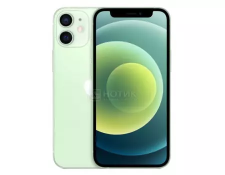 Смартфон Apple iPhone 12 64Gb Green (iOS 14/A14 Bionic 2990MHz/6.10" 2532x1170/4096Mb/64Gb/5G ) [MGJ93RU/A]