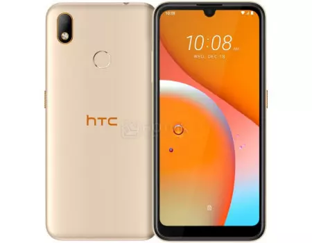 Смартфон HTC Wildfire E1 32Gb Gold (Android 9.0 (Pie)/MT6763 2000MHz/6.09" 1560x720/3072Mb/32Gb/4G LTE ) [WILDFARE E1 GOLD]