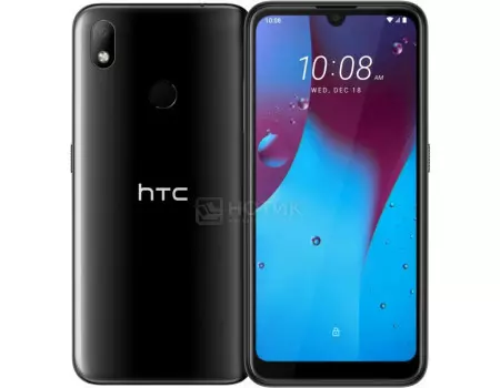Смартфон HTC Wildfire E1 Plus 32Gb Black (Android 9.0 (Pie)/MT6763 2000MHz/6.09" 1560x720/3072Mb/32Gb/4G LTE ) [WILDFARE E1 PLUS BLACK]