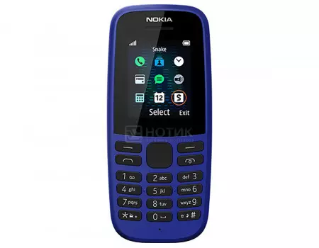 Смартфон Nokia 105 DS TA-1174 (/ /1.77" 160x120//0.04Gb/ ) [16KIGL01A01]