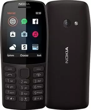 Смартфон Nokia 210 Black (, , 2.4", /0.01Gb ) [16OTRB01A02]