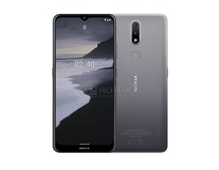 Смартфон Nokia 2.4 2/32Gb Grey (Android 10.0/MT6762 2000MHz/6.50" 1600x720/2048Mb/32Gb/4G LTE ) [719901126601]