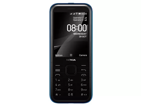 Смартфон Nokia 8000 4G DS TA-1303 (, , 2.8", 512Mb/4Gb 4G LTE ) [16LIOL01A01]