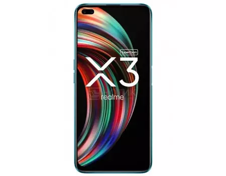 Смартфон Realme X3 Super Zoom RMX2086 128Gb Glacier Blue (Android 10.0/SDM855 Plus 2960MHz/6.60" 2400x1080/8192Mb/128Gb/4G LTE ) [5976772]