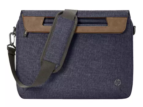 Сумка 14” HP RENEW Brief Case, 1A215AA , Водостойкая ткань, Синий