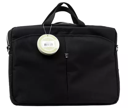 Сумка 15,6” Continent CC-01, Нейлон, Черный/Серебряный
