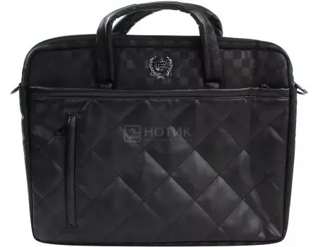 Сумка 16" Continent CC-036 Black, Полиэстер/Искусственная кожа, Черный