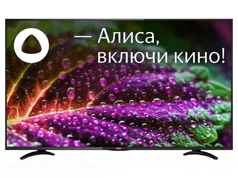 Телевизор BBK 50" LED, UHD, Smart TV, (Яндекс.ТВ), Звук (20 Вт (2x10 Вт), 3xHDMI, 2xUSB, 1xRJ-45, Черный, 50LEX-8289/UTS2C (B)