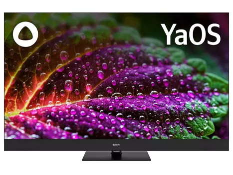 Телевизор BBK 50" QLED, UHD, Smart TV, (Яндекс.ТВ), Звук (48 Вт (4x12 Вт), 3xHDMI, 2xUSB, 1xRJ-45, Черный, 50LED-8259/UTS2C (B)