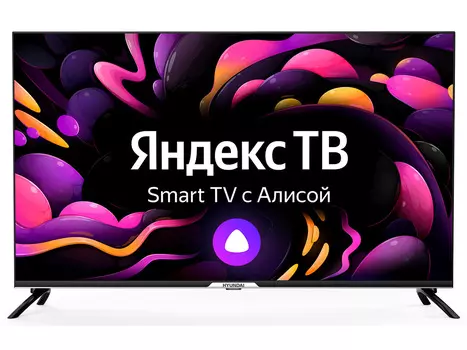 Телевизор Hyundai 50” LED, UHD, Smart TV (Яндекс.ТВ), Звук (16 Вт (2x8 Вт), 3xHDMI, 2xUSB, 1xRJ-45, Черный, H-LED50BU7003