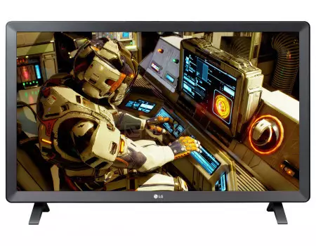 Телевизор LG 27.5 LED, HD, Smart TV, Звук (10 Вт (2x5 Вт)) , 2xHDMI, 1xUSB, 1xRJ-45, Темно-серый, 28TL520S-PZ