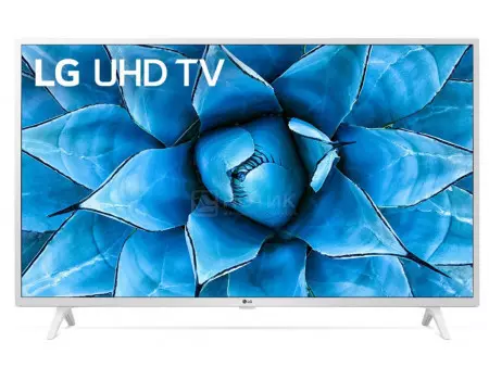 Телевизор LG 43 LED, UHD, IPS. Smart TV (webOS), Звук (20 Вт (2x10 Вт)), 3xHDMI, 2xUSB, 1xRJ-45, Белый, 43UN73906LE