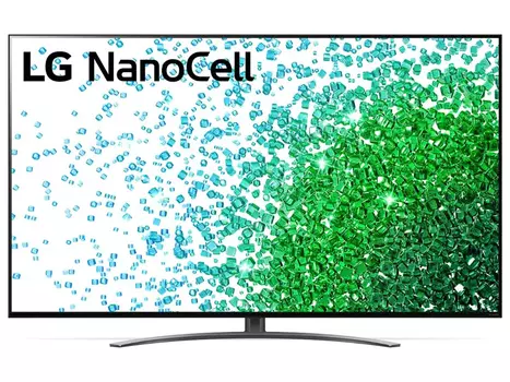 Телевизор LG 55 LED, UHD, NanoCell, Smart TV (webOS), Звук (20 Вт (2x10 Вт)), 4xHDMI, 2xUSB, 1xRJ-45, Черный, 55NANO816PA