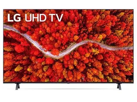 Телевизор LG 60 LED, UHD, Smart TV (webOS), Звук (20 Вт (2x10 Вт)), 3xHDMI, 2xUSB, RJ-45 Черный, 60UP80006LA