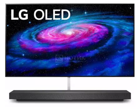 Телевизор LG 65, UHD, OLED, Smart TV (webOS), Звук (20 Вт (4x10 Вт)), 4xHDMI, 3xUSB, 1xRJ-45, Черный/Серебристый, OLED65WX9LA