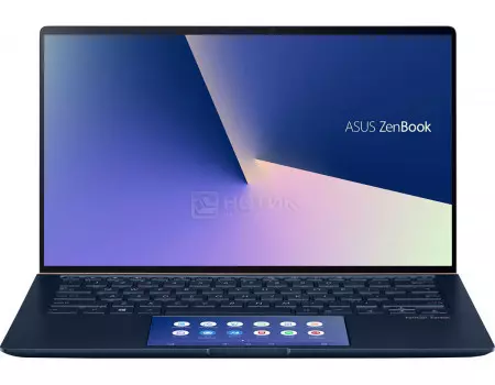 Ультрабук ASUS Zenbook 14 UX434FQ-A5037T (14.00 IPS (LED)/ Core i7 10510U 1800MHz/ 16384Mb/ SSD / NVIDIA GeForce® MX350 2048Mb) MS Windows 10 Home (64-bit) [90NB0RM5-M01490]