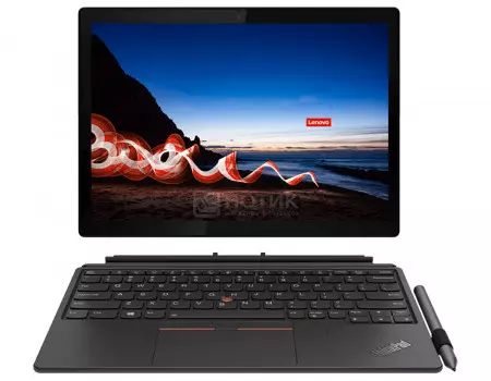 Ультрабук Lenovo ThinkPad X12 Detachable (12.30 IPS (LED)/ Core i5 1130G7 1800MHz/ 16384Mb/ SSD / Intel Iris Xe Graphics 64Mb) MS Windows 10 Professional (64-bit) [20UW000PRT]