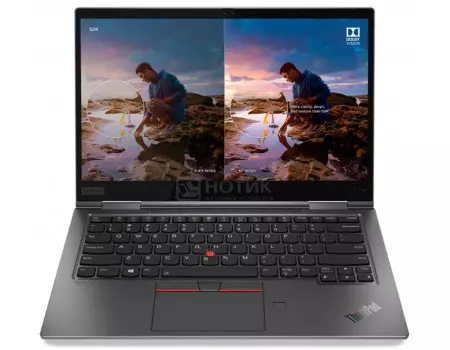Ультрабук Lenovo ThinkPad X1 Yoga 5 (14.00 IPS (LED)/ Core i5 10210U 1600MHz/ 16384Mb/ SSD / Intel UHD Graphics 64Mb) MS Windows 10 Professional (64-bit) [20UB003XRT]